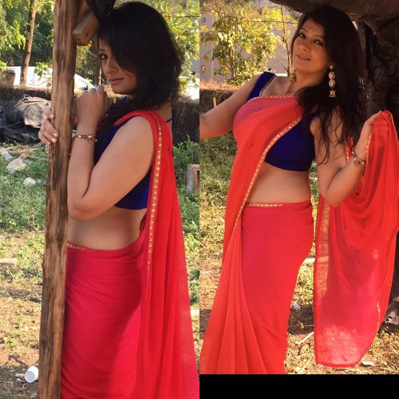 Falguni Rajani gulfam kali hot saree