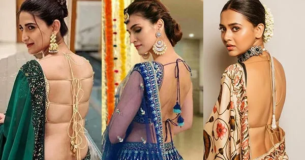 10 Indian actresses in designer backless blouses (part 1) – who looked the best?