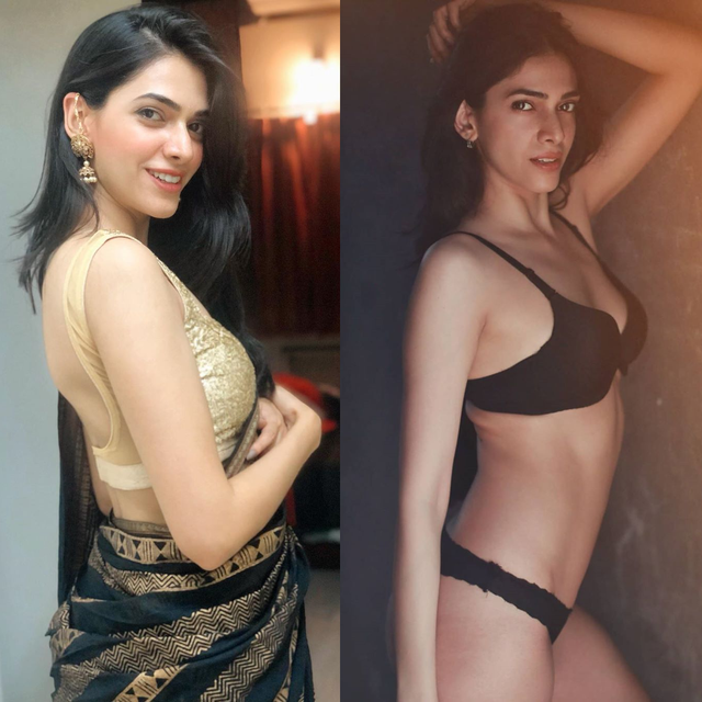 Aditi Vats – saree vs bikini – 69.