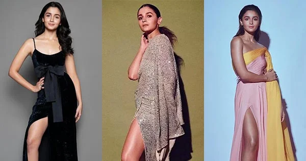 7 hot photos of Alia Bhatt raising the heat in high slit dresses flaunting her sexy legs.