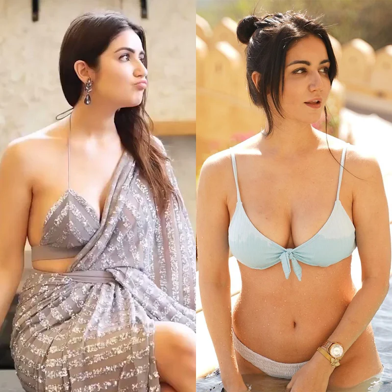 Amy Aela – saree vs bikini – 44.