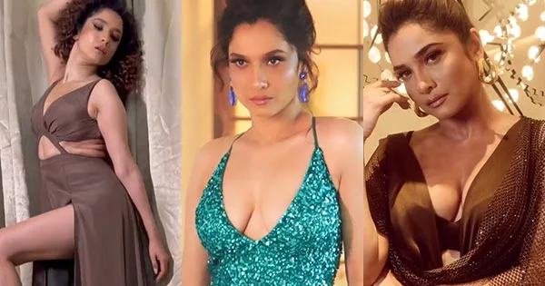 10 hot GIFs of Ankita Lokhande in stylish outfits, sarees and more.