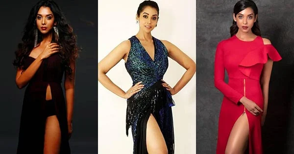 12 hot photos of Anupriya Goenka in thigh high slit outfits flaunting her sexy legs.