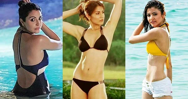 20 hot photos of Anushka Sharma in bikini, swimsuits and lingerie – sexy Bollywood actress.