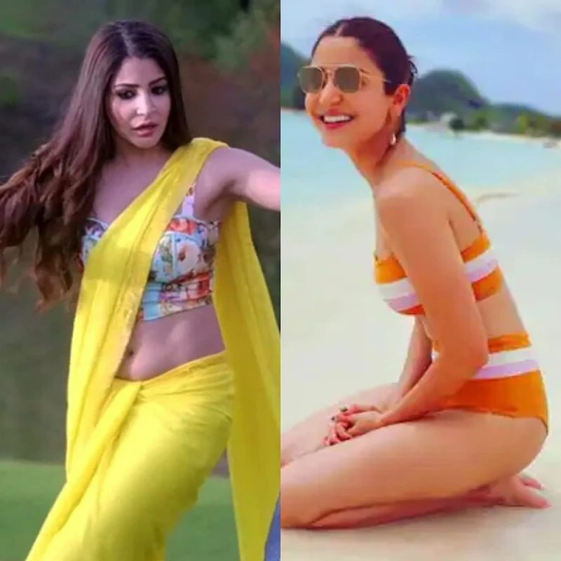 Anushka Sharma – saree vs bikini – 125.