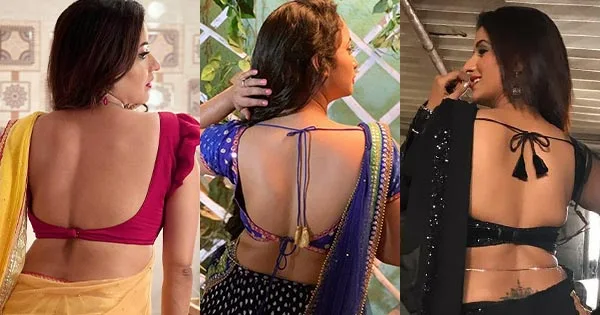 11 hot Bhojpuri actresses in backless sarees – see photos.