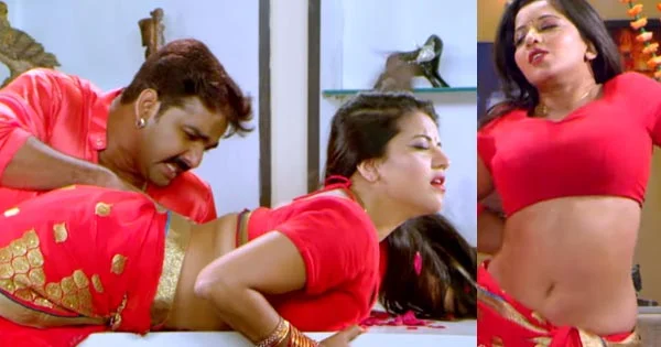 Watch Monalisa’s hot Bhojpuri song Pala Satake with Pawan Singh.