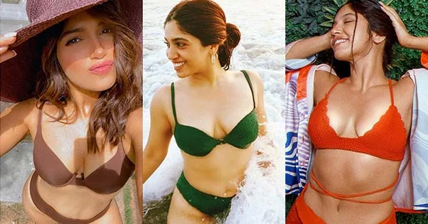 10 hot photos of Bhumi Pednekar in bikini, swimsuits and workout outfits – see now.