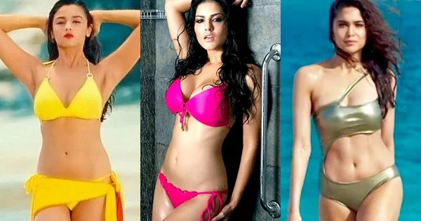 9 Bollywood actresses who wore bikini in their first film.