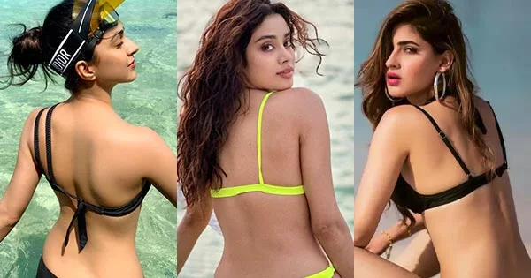 9 Bollywood actresses in bikini flaunting their sexy back – see now.