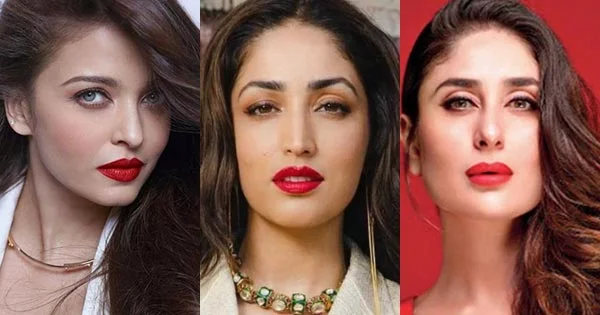 11 Bollywood actresses with rosy red lips oozing oomph.