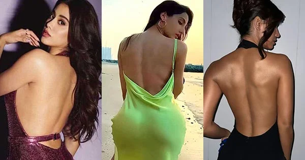 25 Bollywood actresses flaunting their sexy back in backless dresses – see now.