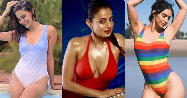 7 hot Bollywood actresses in swimsuits (part 1).