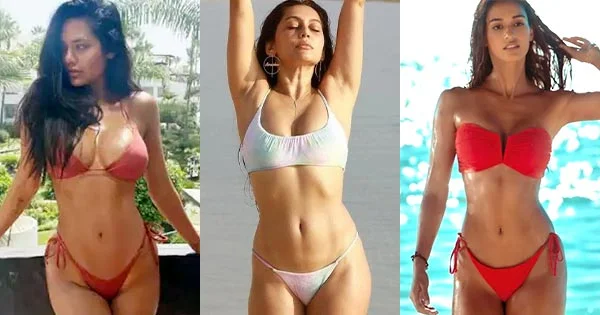 bollywood actress tiny string bikini sexy body