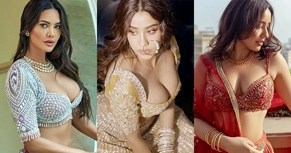 10 Bollywood actresses who put a busty display in sarees and lehangas – who looked hottest?