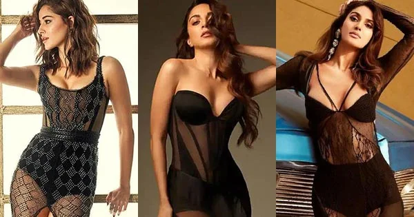 7 Bollywood actresses who raised the heat in sheer black outfits.