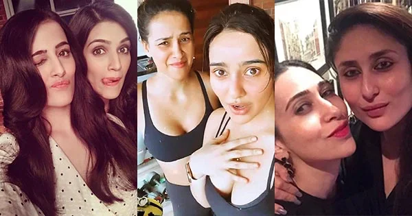 9 Bollywood sisters in selfies.