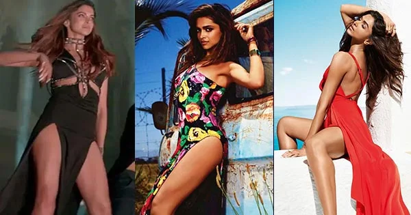 21 hot photos of Deepika Padukone flaunting her sexy legs in high slit outfits.