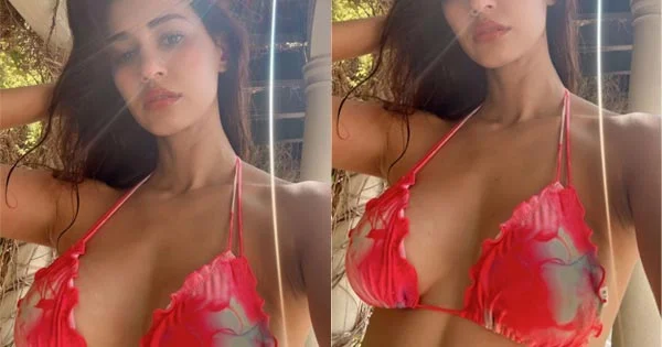 Disha Patani shared a sexy selfie in string bikini top – see now.