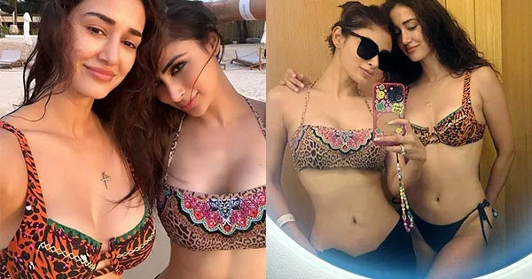 disha patani mouni roy bikini sexy body cleavage