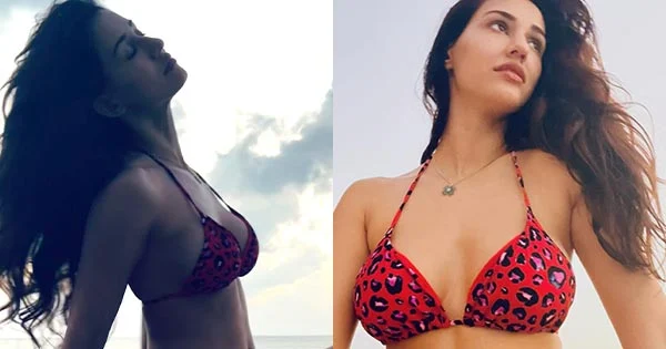 Disha Patani in red string bikini is too hot to handle – see new photo.