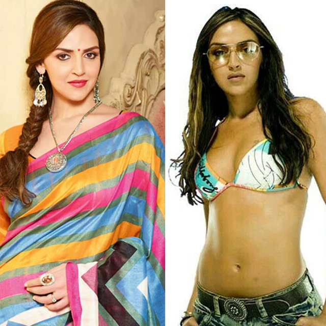 Esha Deol saree vs bikini