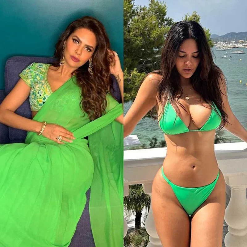 Esha Gupta – saree vs bikini – 136.