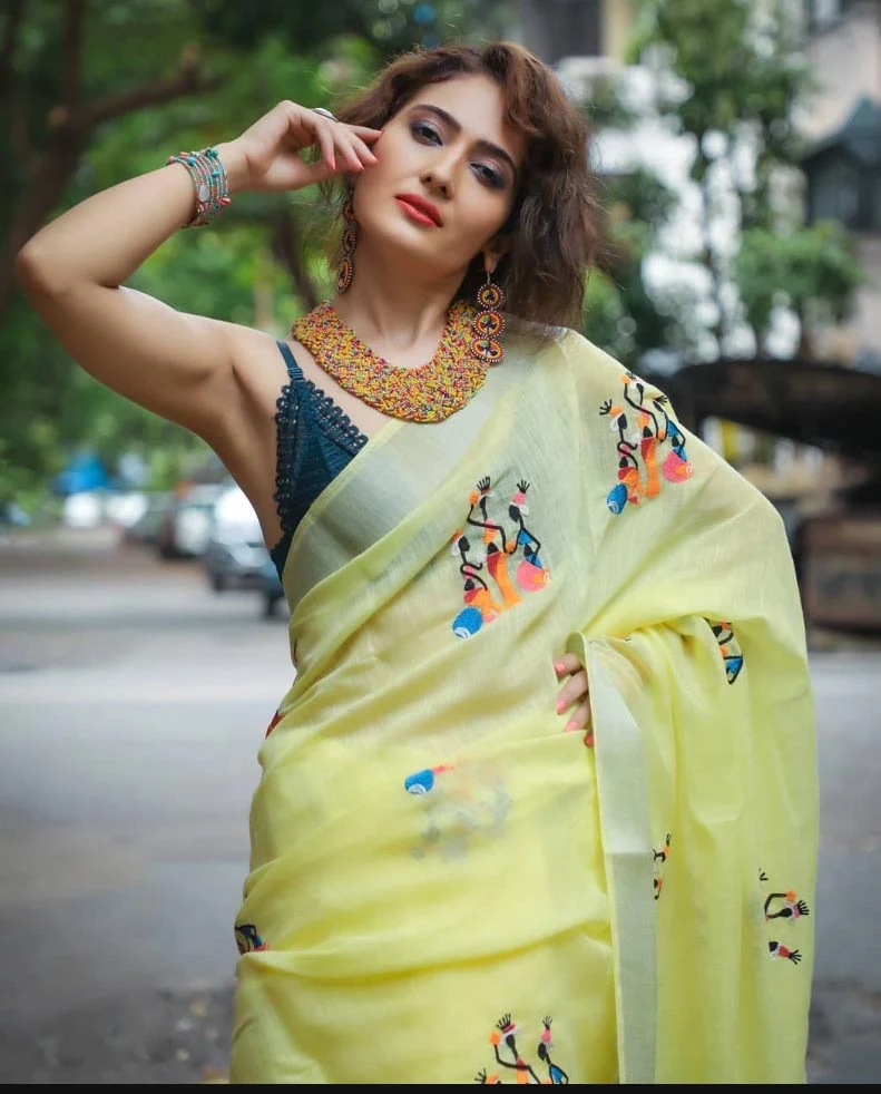 Gauri Singh saree crime patrol actress