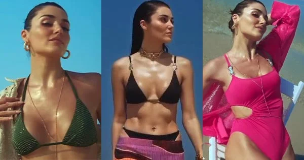 Hande Ercel bikini swimsuit hot turkish actress