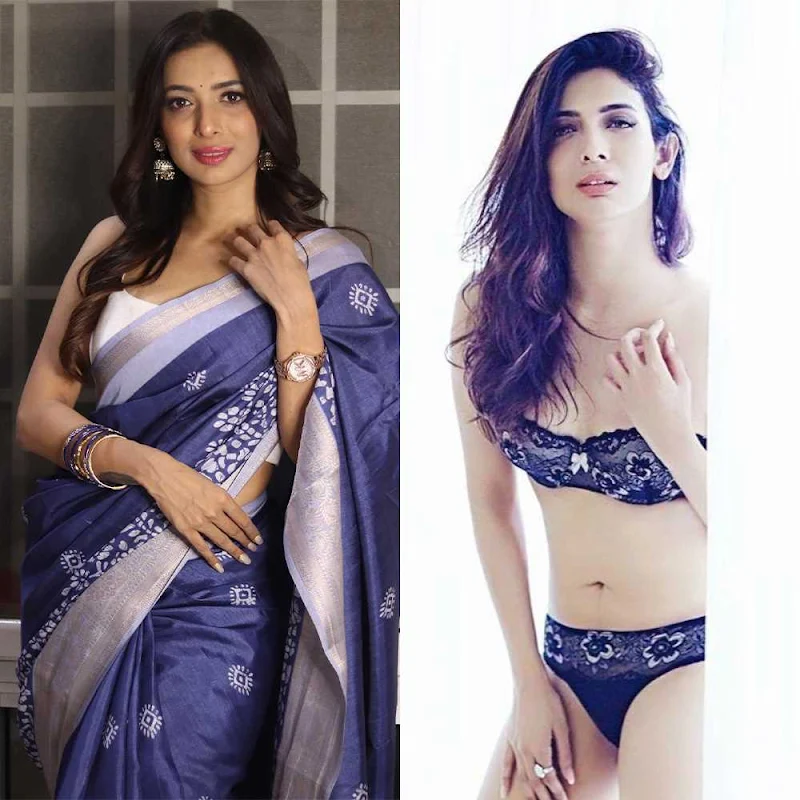 Heena Panchal – saree vs bikini – 205.