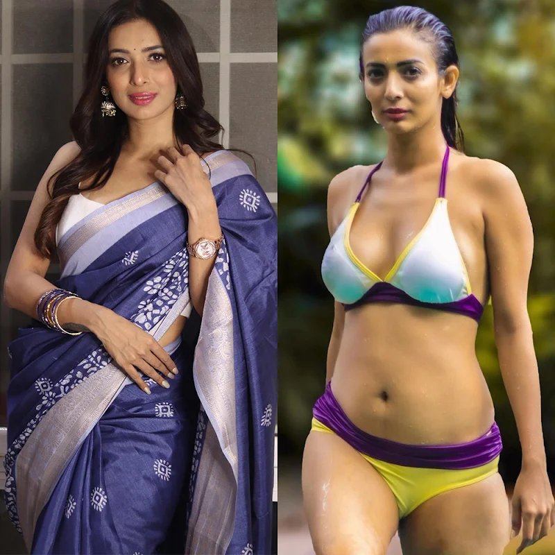 Heena Panchal – saree vs bikini – 122.