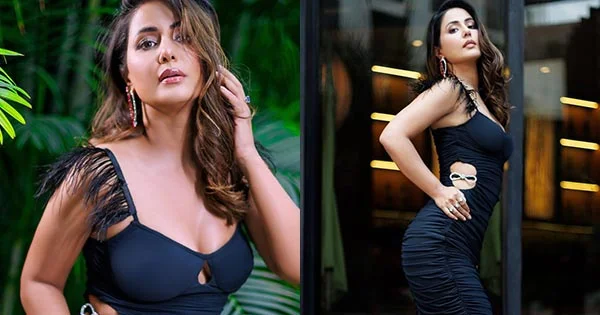 Hina Khan in body hugging black dress is too hot to handle – see all hot pics.