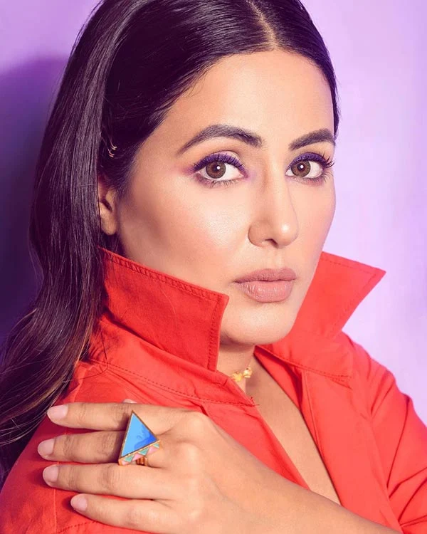 Hina Khan face close up photoshoot