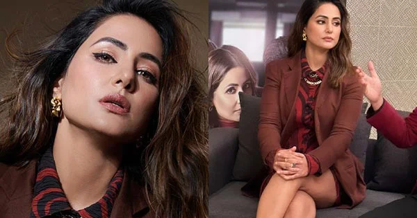 Hina Khan’s stylish hot avatar in a short dress flaunting her sexy legs paired with a blazer is winning fans – see now.