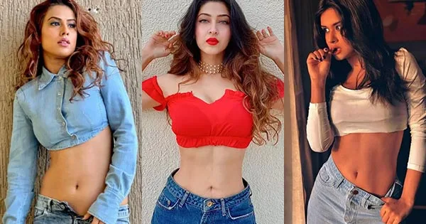 9 hot Indian TV actresses in crop top showing their style and fine midriff – see now.