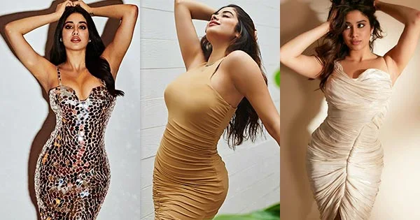 10 hottest photos of Janhvi Kapoor in tight fit dresses flaunting her curvy body – see now.