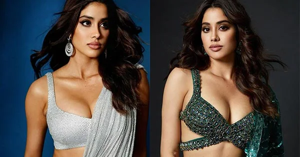 5 hottest photos of Janhvi Kapoor in sarees which set internet on fire.