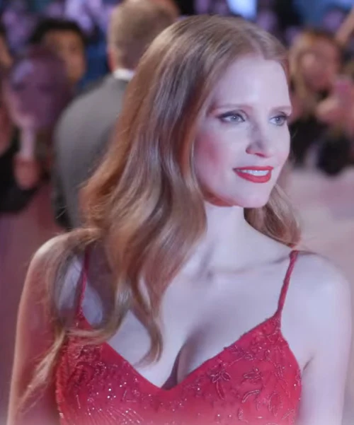 Jessica Chastain cleavage hot hollywood actress