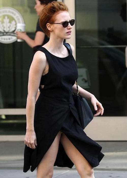 Jessica Chastain sexy legs hot hollywood actress