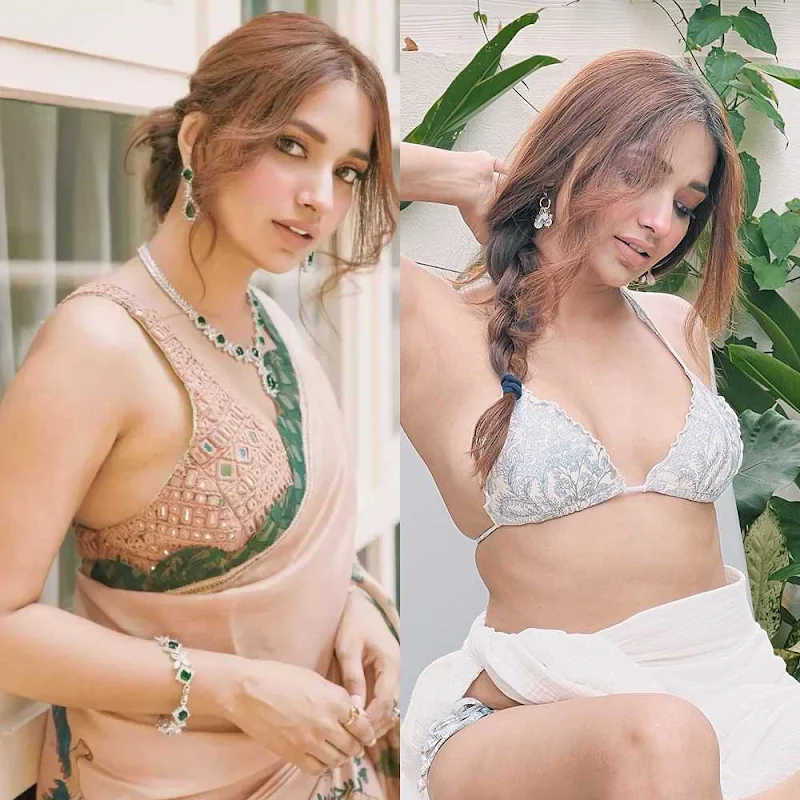 Jiya Shankar – saree vs bikini – 210.