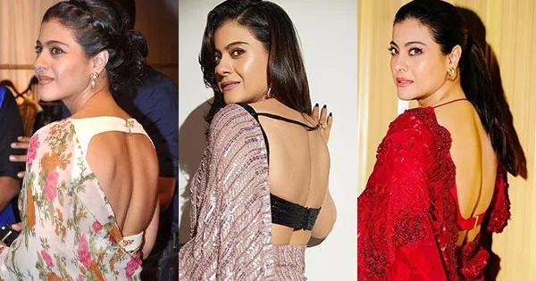 15 hot photos of Kajol in backless sarees raising the heat – see now.