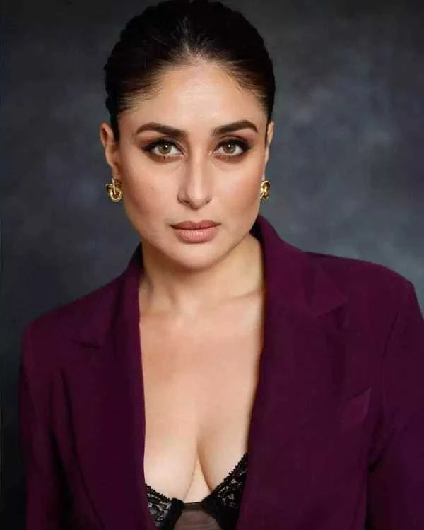 kareena kapoor cleavage pantsuit mature bollywood hot