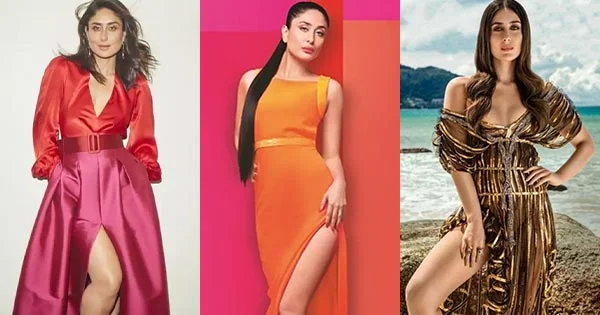 15 hot photos of Kareena Kapoor in high slit dresses.