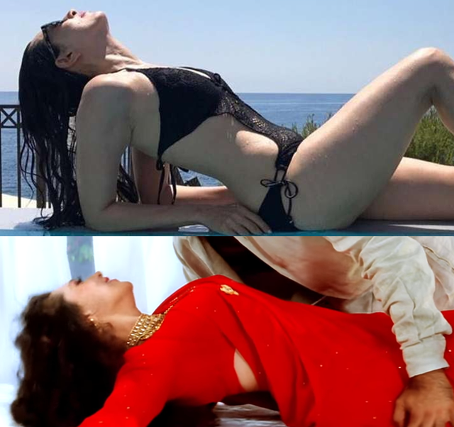 Karishma Kapoor saree vs bikini