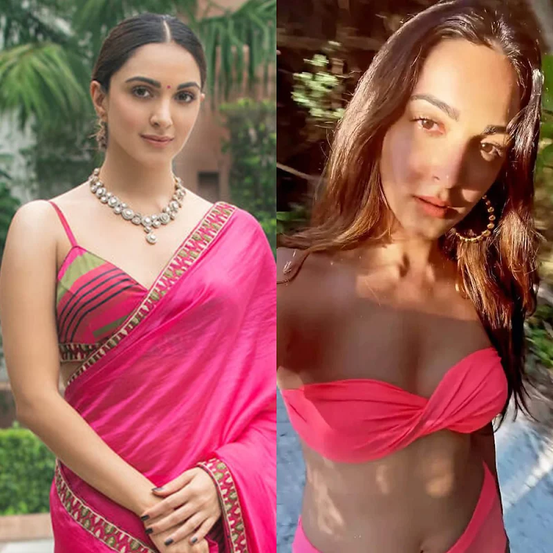 Kiara Advani – saree vs bikini – 110.