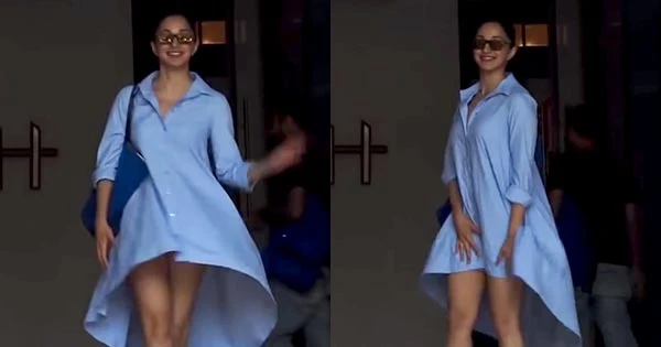 When Kiara Advani had a wardrobe malfunction/oops moment.