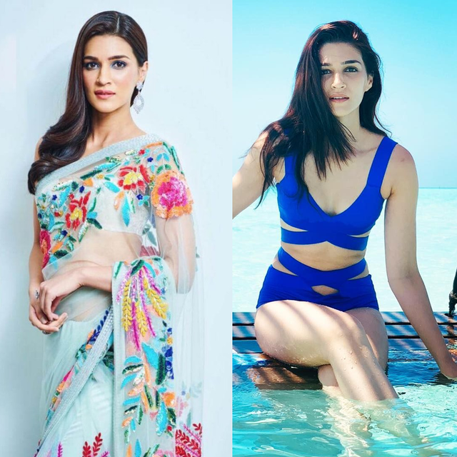 Kriti Sanon saree vs bikini