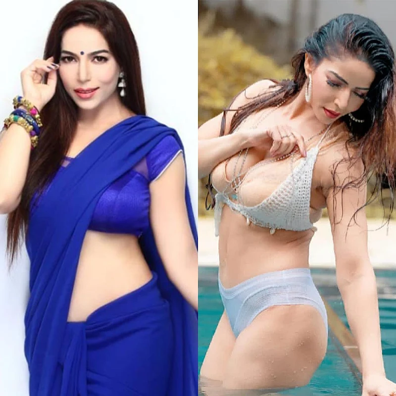 maahi khan saree bikini ullu web series actress