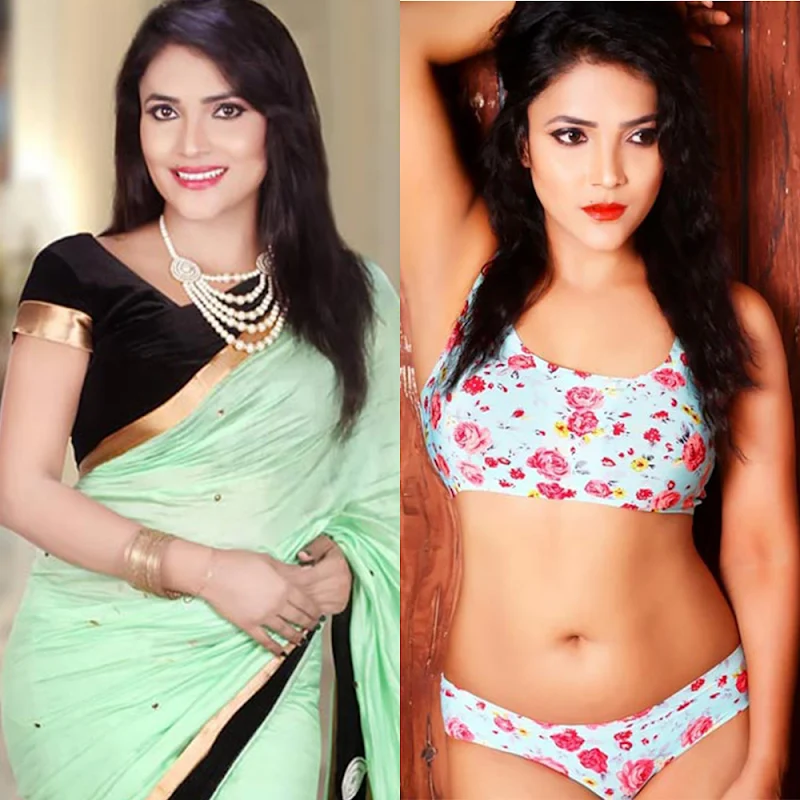 Mahi Kamla – saree vs bikini – 95.