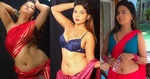 25 hot photos of Mahi Kaur in saree – Gaon Ki Garmi (Ullu) actress.